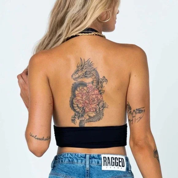 PRINCESS POLLY Halter Crop Top - Picture 3 of 8